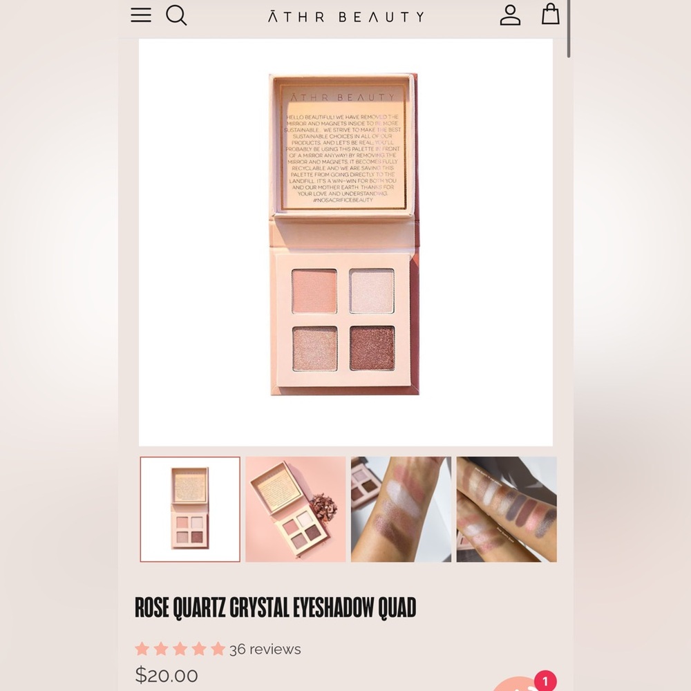 Eyeshadow Palette - Rose Quartz